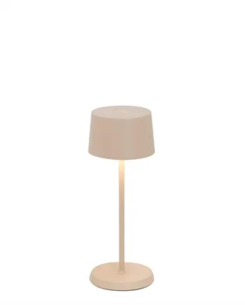 Olivia Micro Batterilampe Bordlampe Sand