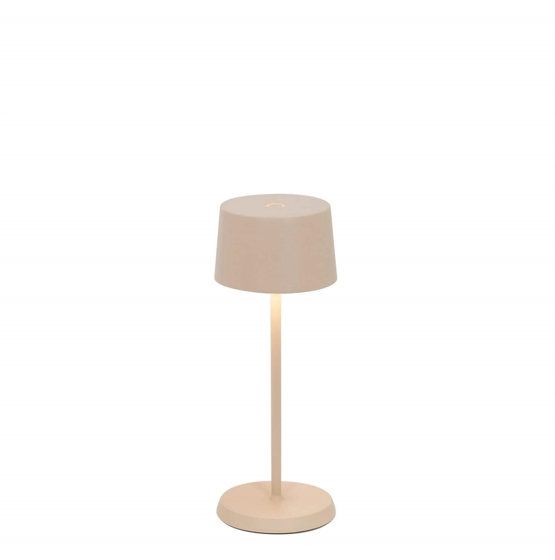 Olivia Micro Batterilampe Bordlampe Sand