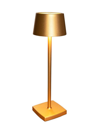 One Batteri Bordlampe Fra Top Light Mat Guld