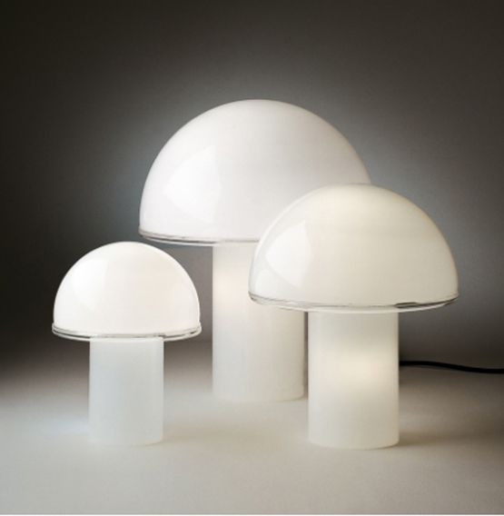 Onfale Grande Bordlampe Hvid