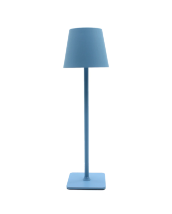 Opladelig Led Bordlampe Lyseblå Touch Dæmpbar
