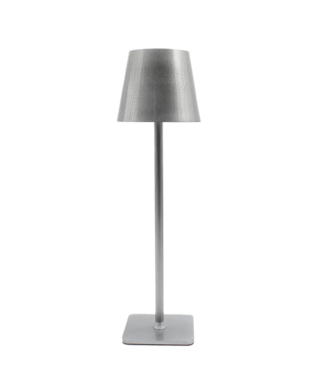 Opladelig Led Bordlampe Sølv Touch Dæmpbar
