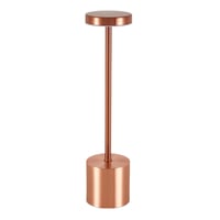 Opladelig Led Bordlampe Touch Dmpbar Cct Ip54 300lm Ra80 Kobber