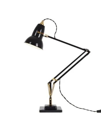 Original 1227 Bordlampe Messing Sort
