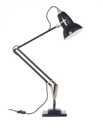Original 1227 Brass Bordlampe Anglepoise Elefant Gray Grå Ingen Tilbehør