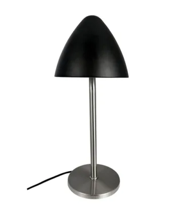 Oulu Bordlampe Sort Børstet Stål