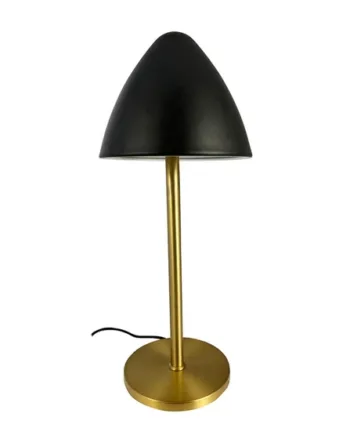Oulu Bordlampe Sort Messing