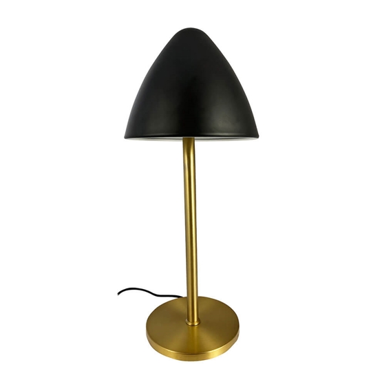 Oulu Bordlampe Sort Messing