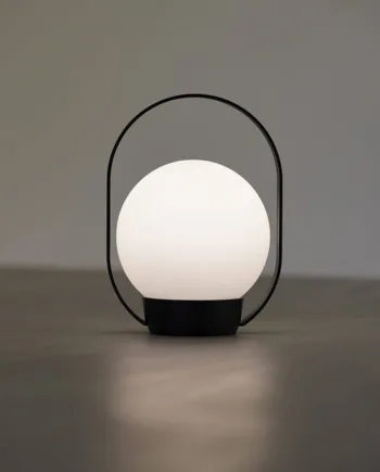 Palla Batterilampe Bordlampe Mat Sort