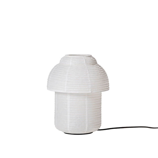Papier Double Bordlampe ø30 Hvid