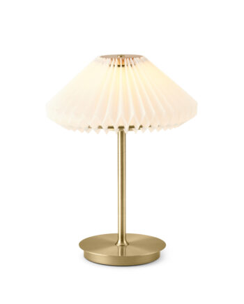 Paris Bordlampe Hvid Antik