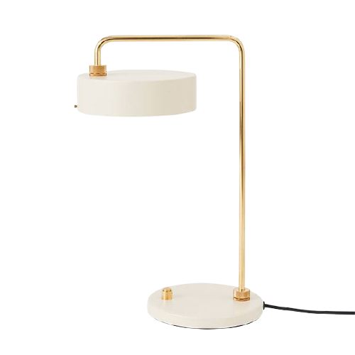 Petite Machine Bordlampe Oyster Hvid Made Hand