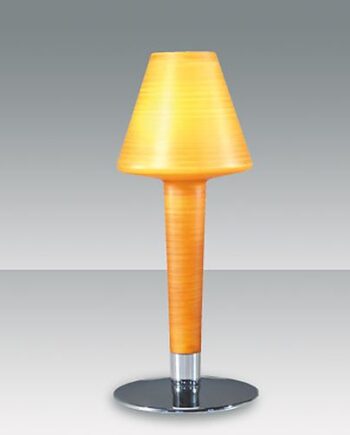 Phil Gul Stribet Bordlampe Fabas Luce