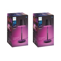 Philips Hue Brbar Bordlampe Color   White Ambiance 530lm Zigbee  Bluetooth Sort Stk