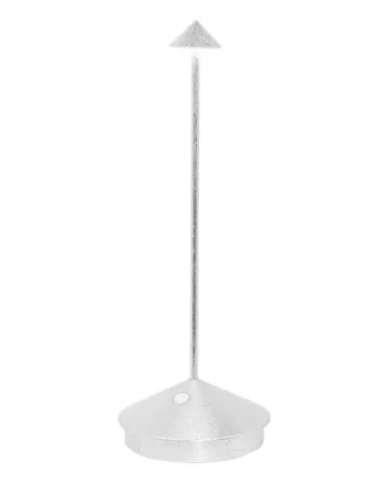 Pina Batterilampe Bordlampe Antik Sølv