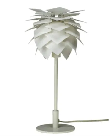 Pineapple Høj Bordlampe Dyberg Larsen Hvid