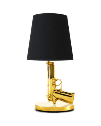 Pistol Bordlampe Guld 5x46