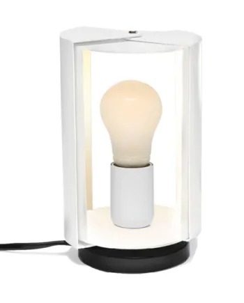 Pivotante  Poser Bordlampe Hvid