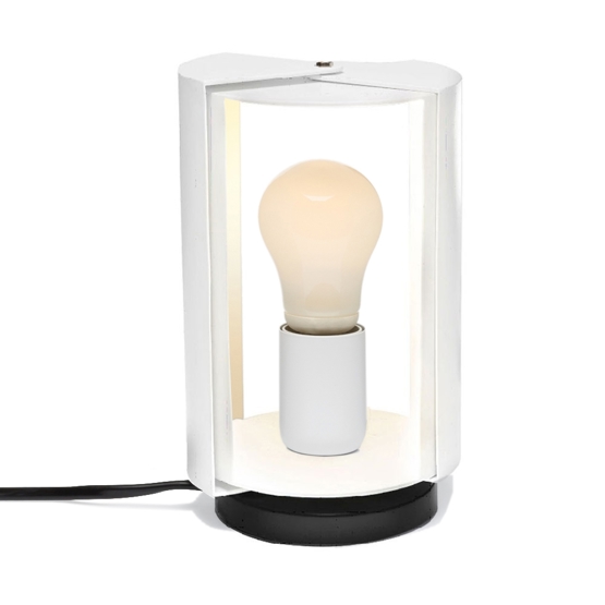 Pivotante Poser Bordlampe Hvid