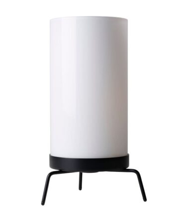 Planner Bordlampe Pm02 Sort Glass Længe Lager Haves Fritz Hansen