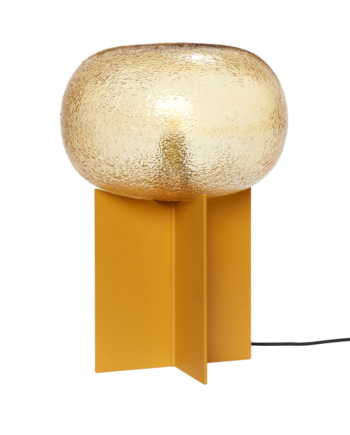 Podium Bordlampe Glas Amber