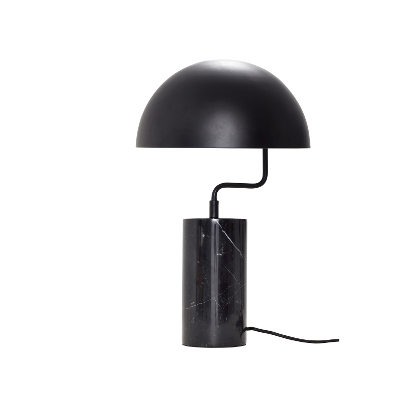 Poise Marmor Bordlampe Sort