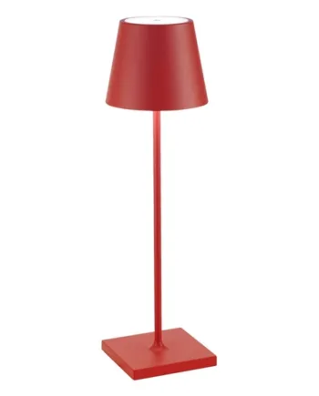 Poldina Batterilampe Bordlampe Rød