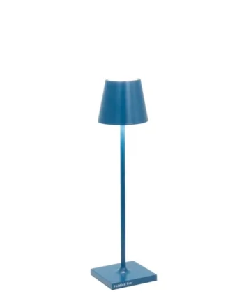 Poldina Micro Batterilampe Bordlampe Capriblå