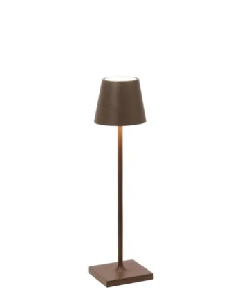 Poldina Micro Batterilampe Bordlampe Corten