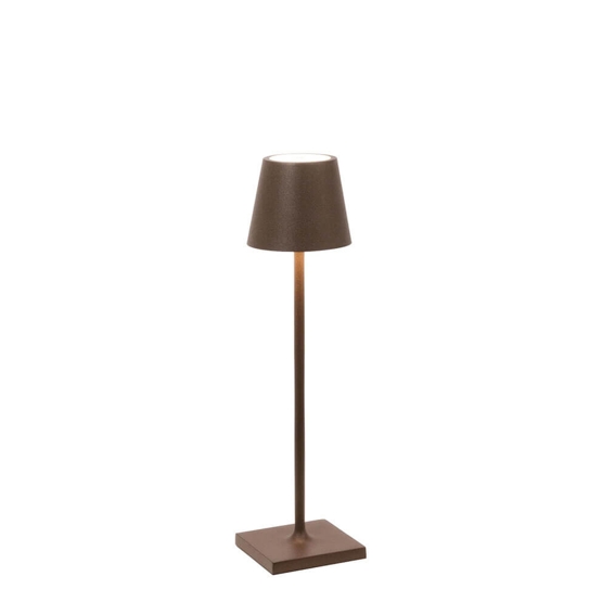 Poldina Micro Batterilampe Bordlampe Corten