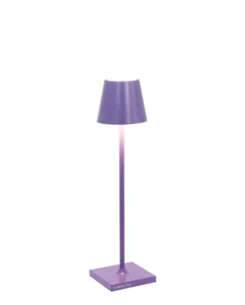 Poldina Micro Batterilampe Bordlampe Lilla