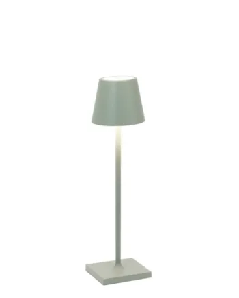 Poldina Micro Batterilampe Bordlampe Salviegrøn