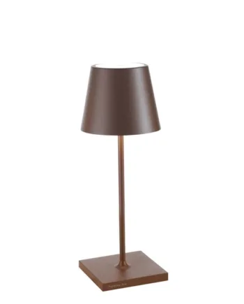 Poldina Mini Batterilampe Bordlampe Corten