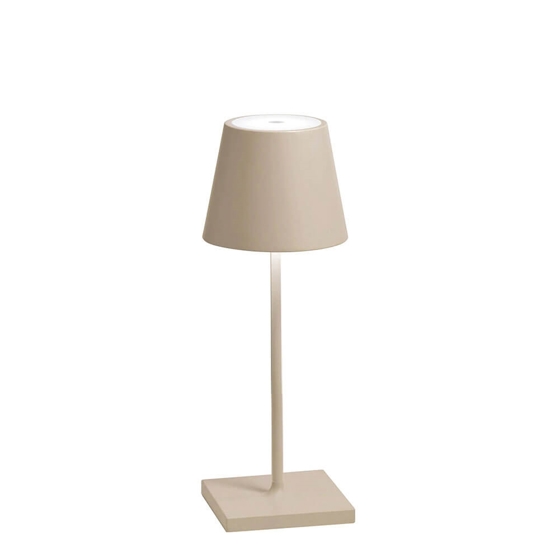 Poldina Mini Batterilampe Bordlampe Sand