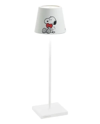 Poldina Peanuts Batterilampe Bordlampe Heart