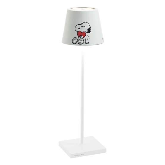 Poldina Peanuts Batterilampe Bordlampe Heart