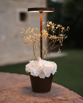 Poldina Reverso Batterilampe Bordlampe Corten