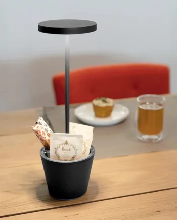 Poldina Reverso Batterilampe Bordlampe Mørkegrå
