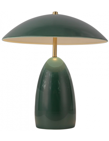 Poppy Bordlampe Stål H35 Grøn