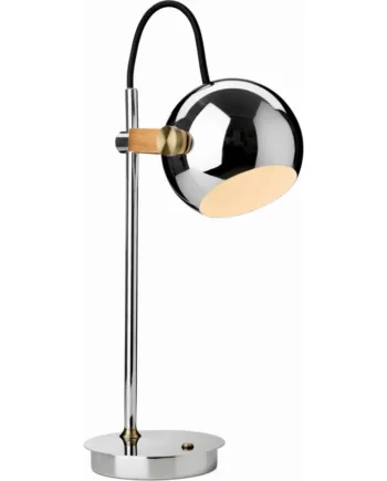 Portable Bordlampe Fra Halo Design Krom