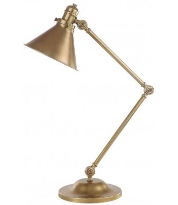 Provence Bordlampe H66 E27 Aldret Messing