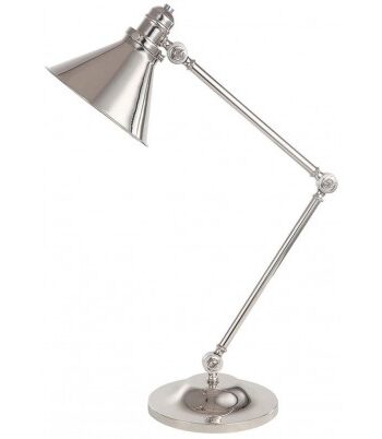 Provence Bordlampe H66 E27 Poleret Nikkel