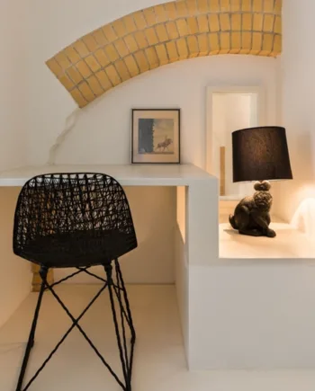 Purr Rabbit Bordlampe Sort