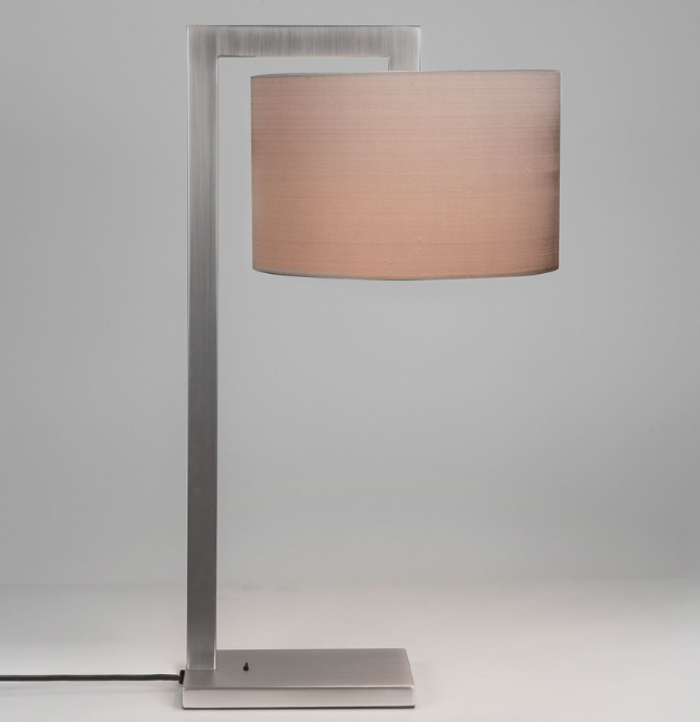 Ravello Bordlampe Fra Astro Lighting Mat Nikkel Grå