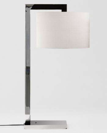 Ravello Bordlampe Fra Astro Lighting Poleret Krom Hvid