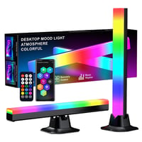 Rgbic Ambient Light Bar 32cm Bordlampe Gamer Belysning Bluetooth Stk