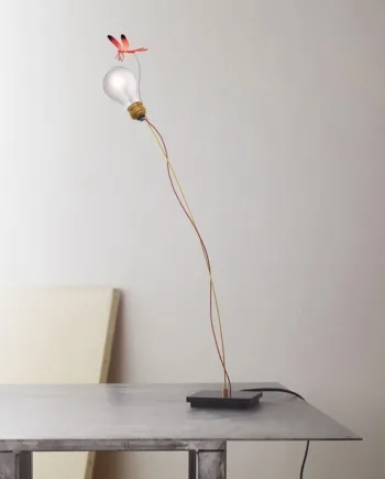Ricchi Poveri Bzzzz Bordlampe Rød