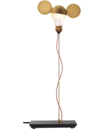 Ricchi Poveri Toto Bordlampe Messing