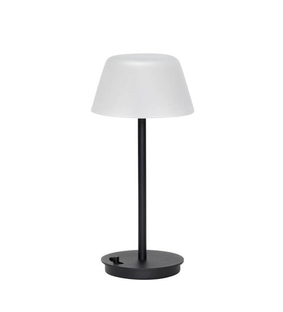 Salon Bordlampe Batterilampe Sort