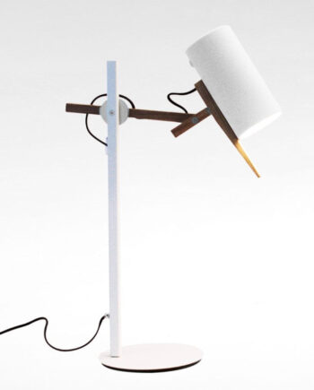 Scantling Bordlampe Fra Marset Hvid
